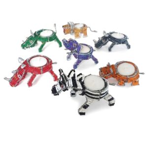 africa smiles animal tealight holders all