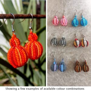 africa smiles ball fashion earrings