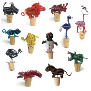 africa smiles beaded 3D corks scooby all