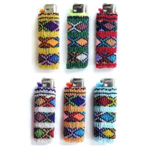 africa smiles beaded lighters fashion assorted