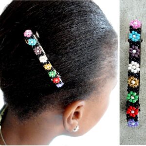africa smiles hairclips small arty
