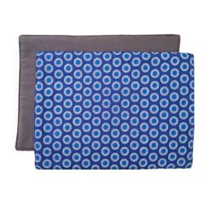 africa smiles placemat shweshwe circular navy