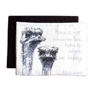 Placemats Ostrich Head