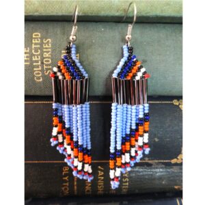 africa smiles slant cascade earrings