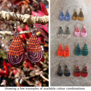 africa smiles small teardrop earrings fashion