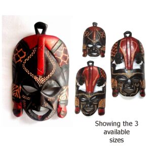 africa smiles wood masai mask small