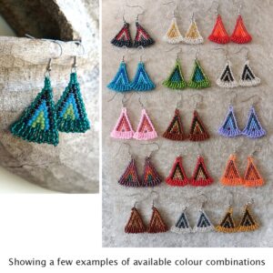 africa-smiles-triangle-fashion-earrings