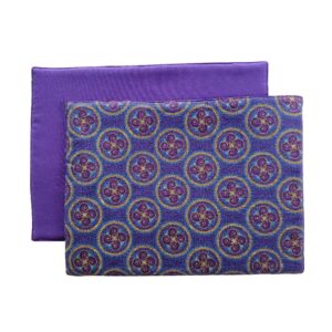 africa smiles placemat shweshwe purple twirl